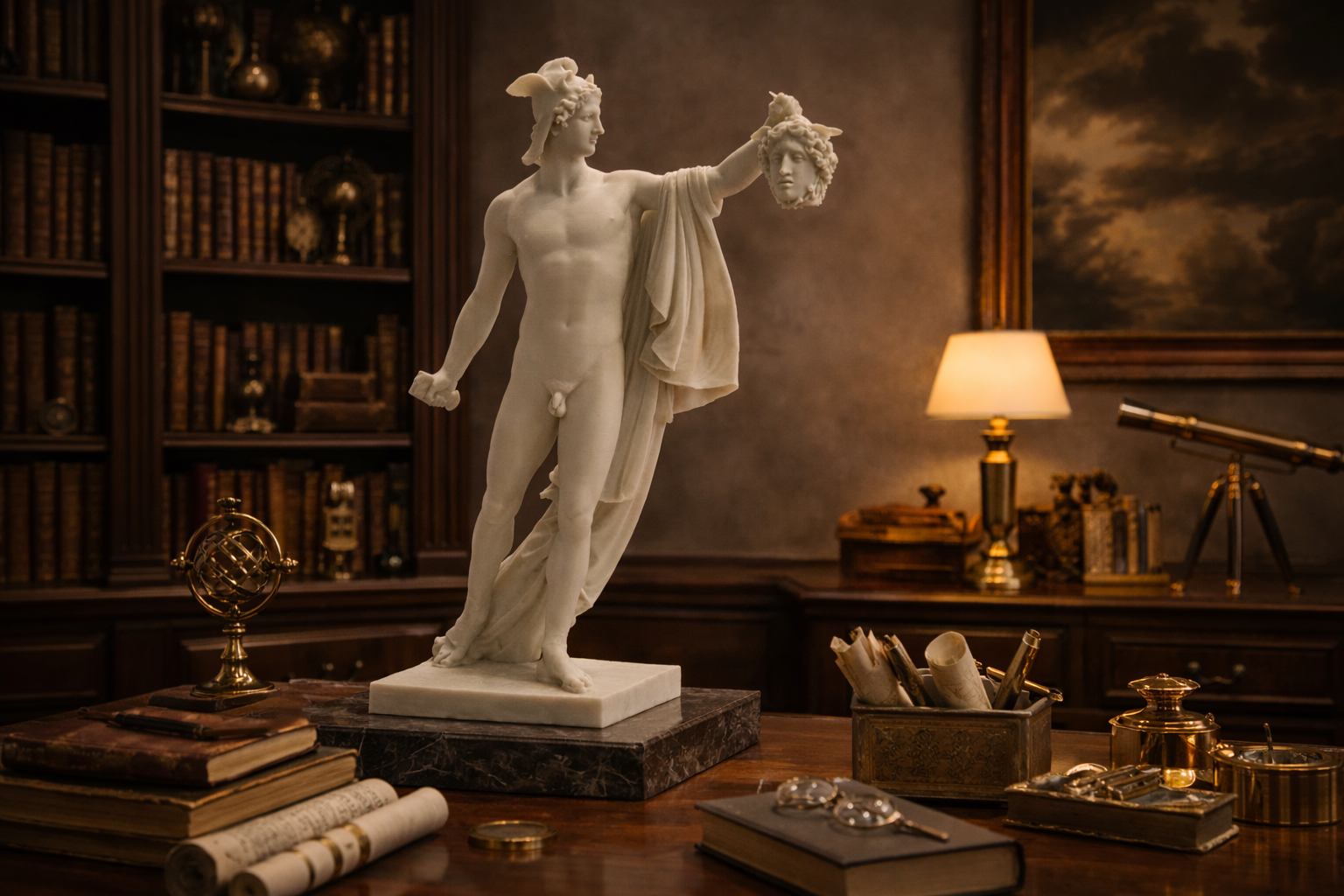 Premium luxury sculpture collection banner