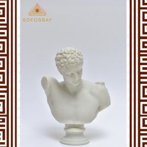 Hermes Bust - 'Huxley' Statue - Olympia Sculpture - Praxiteles - Infant Dionysos
