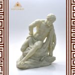 Hercules at Rest Sculpture- Laurent Delvaux - Greek Neoclassical Style Statue