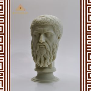 Plato Philosopher Bust - Ancient Greek Sculpture 370 BC - Hellenistic Statue