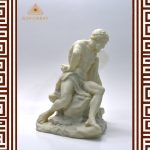 Hercules at Rest Sculpture- Laurent Delvaux - Greek Neoclassical Style Statue
