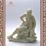 Hercules at Rest Sculpture- Laurent Delvaux - Greek Neoclassical Style Statue