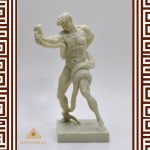 Athlete Wrestling a Python - A Battle of Strength and Agility - Greek Sculpture