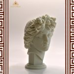 Apollo Giustiniani Head Bust - Greek Ancient Sculpture - Zeus Son Statue