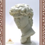 Head of David -  Italian Renaissance Sculpture  - David by Michelangelo