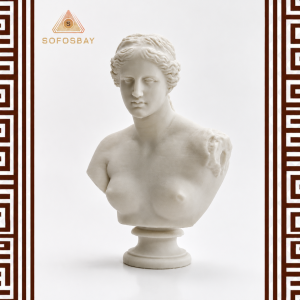 Venus de Milo Bust - Greek goddess of Love and Beauty - Brucciani Sculpture